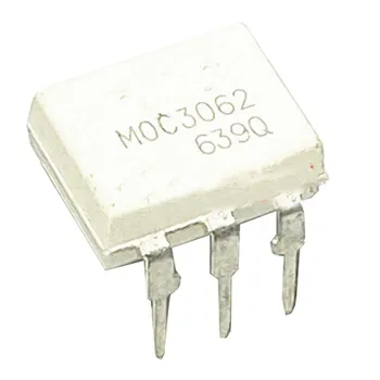 10 ШТ MOC3062M DIP-6 MOC3062 Оптоизоляторы с Нулевым Перекрестием, Симисторный Выход Драйвера