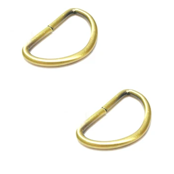 2-дюймовые несваренные D-образные кольца, бронзовое металлическое кольцо