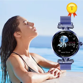 2019 Водонепроницаемый смарт-браслет для плавания, женский смарт-браслет, браслет для измерения артериального давления, сердечного ритма, фитнес-трекер, смарт-браслет, женские умные часы