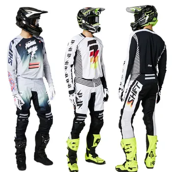 2022 НОВАЯ майка и брюки Shift HRC MX для мотокросса MX Off Road Moto Gear Set Dirt Bike Комплект майки для мотогонок на мотоциклах