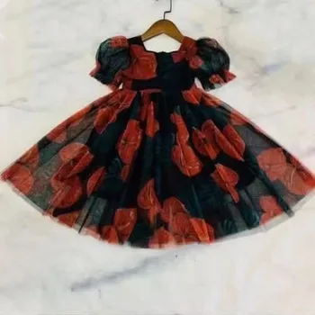 2023 Высококачественное новое платье для вечеринки по случаю дня рождения, детская одежда для маленьких девочек, детское платье принцессы для девочек