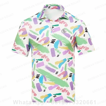 2023 Новая летняя мужская рубашка поло, повседневная модная футболка с коротким рукавом, быстросохнущая футболка для рыбалки, гольфа, Топы, гоночная одежда F1 Плюс размер