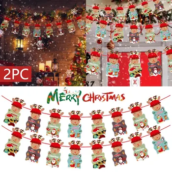 2ШТ Мультяшных рождественских овсяных украшений, макет сцены торгового центра, отеля, Рождественский пунш, воздушные шары, вихревые детские воздушные шары 1