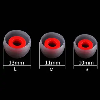 3 пары универсальных сменных ушных вкладышей 11/12/13 мм, силиконовые вкладыши-вкладыши, мягкие удобные вкладыши для наушников