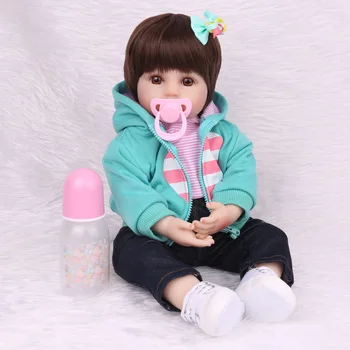 48 см Силиконовые куклы для тела Blaze Reborn Baby Doll, игрушка для девочки, новорожденная принцесса, младенцы, сопровождающая игрушка Bebe, подарок ребенку на день рождения