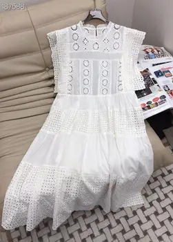 DC5380 Высококачественное новое модное женское платье 2023 года, роскошное платье известного бренда европейского дизайна в стиле вечеринки
