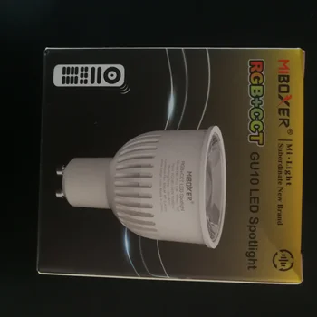 Mi.light FUT106 GU10 с регулируемой яркостью 2,4 G светодиодный точечный светильник 100-240 В 6 Вт RGBCCT светодиодный контроль лампы с помощью Iphone Ipad Android