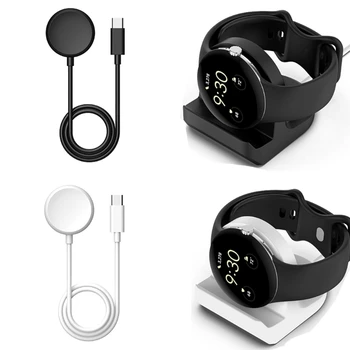 Адаптер зарядного устройства для смарт-часов Type C, магнитный USB-кабель для зарядки, базовый шнур, провод для аксессуаров для смарт-часов Google Pixel Watch