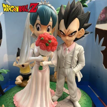 Аниме Dragon Ball Z Вегета Iv Коллекция свадебных фигурок Bulma ПВХ Модель Статуэтка Куклы Игрушки для детей Украшения для взрослых Подарок