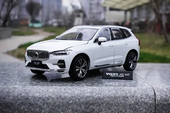 Внедорожник XC60 в масштабе 1/18 2022 года, белая модель автомобиля, отлитая под давлением, коллекция игрушек, подарок.