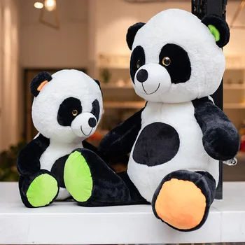 Высота сиденья 1 шт. 40/60 см, мультяшная милая кукла-панда, плюшевая мягкая игрушка, подушка, детская игрушка для подруги, подарок на день рождения, Домашний декор