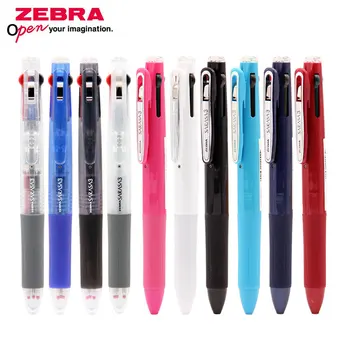 Гелевая Ручка ZEBRA SARASA J3J2 Трехцветная 0,5 мм Многофункциональная Школьная Ручка Черные/Синие/Красные Чернила Для Заправки Сменных Канцелярских принадлежностей 1ШТ