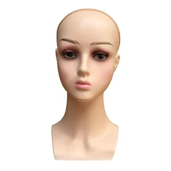 Демонстрационная головка модели, Женская головка окружностью 22 дюйма, , Шляпа,, Ювелирная головка
