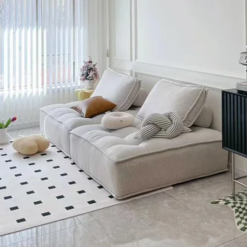 Диванные подушки для гостиной для взрослых, Ленивый Современный Одноместный минималистичный диван для чтения, Дизайнерская Необычная мебель для дома Divani Soggiorno