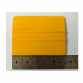 Желтый Ракель 3D Инструменты для обертывания виниловой пленки из углеродного волокна Щетка Стеклоочистителя