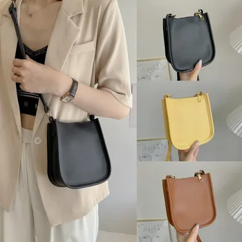 Женская сумка через плечо, брендовые дизайнерские мини-сумки, повседневная женская маленькая сумка-мессенджер для ежедневного использования, женская простая сумочка для телефона