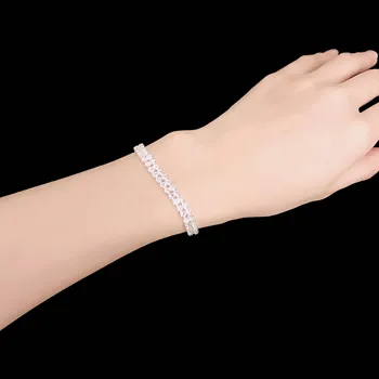 Женский модный браслет-оберег с блестящими стразами нежный браслет свадебная вечеринка выпускной ювелирные изделия подарок девушке