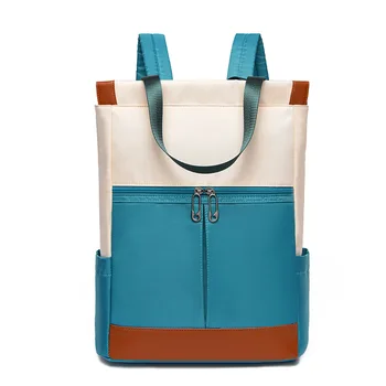 Женский рюкзак 2022 Новый Оксфордский повседневный контрастный рюкзак Рюкзак для ноутбука Компьютерная женская сумка