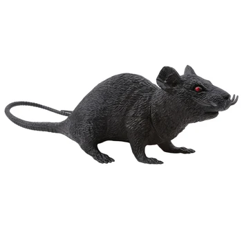 Имитационная мышь, забавная Хитрая шутка, поддельная реалистичная модель мыши, реквизит, игрушка в подарок на Хэллоуин, декор для вечеринки, детские игрушки для новинок и кляпов