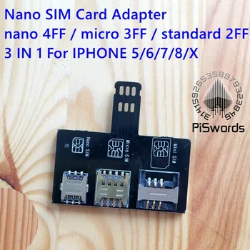 Конвертер Nano SIM-карты в смарт-карту, расширение ic-карты для стандартных адаптеров, адаптеров micro sim и nano sim-карт для iphone