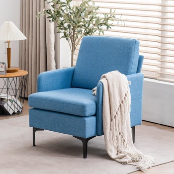 Кресло FCH Accent, Кресло для отдыха, удобный односпальный диван для спальни, гостиной, гостиной Мебель для спальни