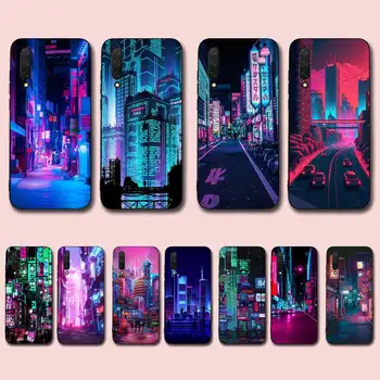 Крутой чехол для телефона в стиле киберпанк City Night для Xiaomi mi 5 6 8 9 10 lite pro SE Mix 2s 3 F1 Max2 3