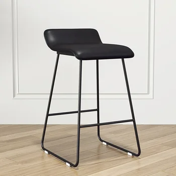 Металлические ножки Черного обеденного стула, кожаные Европейские офисные стулья, Уличная Дизайнерская кухня, мебель для дома Sillas De Cocina