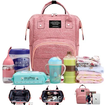 Модная сумка для подгузников для беременных, сумка для подгузников большой емкости, дорожный рюкзак, сумка для кормления, женская модная сумка