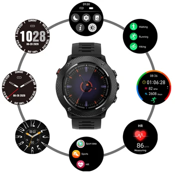 Модные умные часы для мониторинга сна, мультиспортивные режимы, Водонепроницаемый фитнес-трекер, женские и мужские умные часы для Android IOS