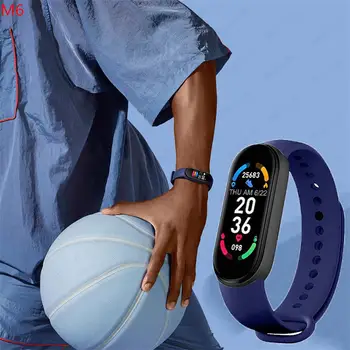 Мужские смарт-часы M6 версии Fitpro с Bluetooth-совместимым пульсометром и камерой Smartwatch (стиль прямой зарядки)