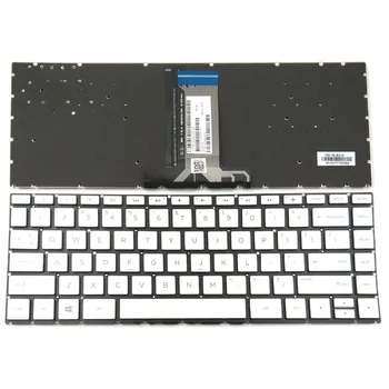 Новая клавиатура для ноутбука HP Pavilion 14M-BA 14M-BA011DX 14M-BA013DX 14M-BA015DX 14M-BA114DX 14T-BA серии Серебристая с подсветкой США