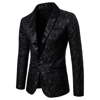 Новый мужской блейзер, мужской пиджак, Высококачественный демисезонный тонкий деловой костюм для отдыха, мужская одежда, свадебный костюм, пальто