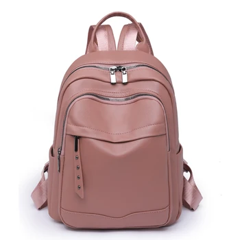 Повседневный женский Кожаный рюкзак, дизайнерские сумки через плечо для женщин 2023, школьные сумки для девочек-подростков, сумка Mochila Feminina