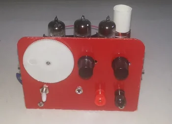 Регенеративный трехламповый коротковолновый ламповый радиоприемник постоянного тока CW SSB с питанием от аккумулятора