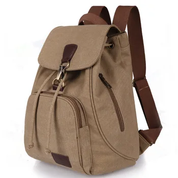 Рюкзаки большой емкости 2023 Новая женская дорожная холщовая сумка в стиле Ретро, модный школьный рюкзак для студентов колледжа моды