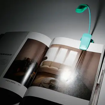 Светодиодный светильник для чтения книг для учебы студентов Портативный Usb-перезаряжаемый ночник Sleep Table Настольная прикроватная лампа Mini Clip Light