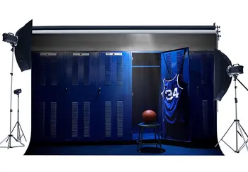 Синий фон для шкафчика, Внутренняя рубашка поло, баскетбольные фоны, Раздевалка игроков, Гранжевый ковер, фон для фотосъемки