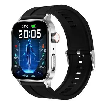 Смарт-часы GT22 1,85 дюйма Bluetooth Вызов AI Голос ЭКГ Температура Кровяное давление Монитор здоровья Мужчины Женщины Умные часы
