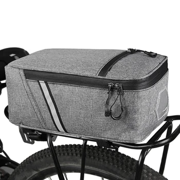 Сумка для задней стойки велосипеда объемом 5 л, водонепроницаемая Сумка для багажника велосипеда, Велосипедная сумка для заднего сиденья Ebike, Аксессуары для велоспорта