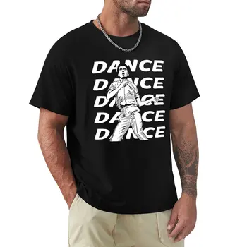 Танцевальная футболка, футболка с изображением человека, футболка с графикой, футболки для мужчин, хлопок