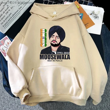 Толстовки Sidhu Moose Wala 1993-2022, толстовка индийского музыкального продюсера, уличная одежда с принтом, мужской / женский пуловер с длинным рукавом, одежда Y2k