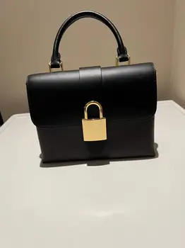 Черная сумка через плечо 2023 женская модная сумка бренда MISANGE KOURA, высококачественная сумка-мессенджер, сумка на цепочке, черная сумка-мессенджер 19