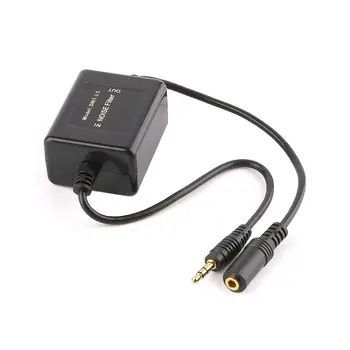 Шумоизолятор контура заземления кабеля 3,5 мм для автомобильной системы Домашней стереосистемы