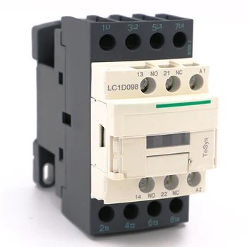 Электрический магнитный контактор переменного тока LC1D098N7 4P 2NO + 2NC LC1-D098N7 20A 415V Катушка переменного тока