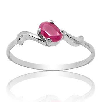 Ювелирные изделия CoLife, кольцо с рубином из стерлингового серебра для повседневной носки, Серебряное кольцо с натуральным рубином 3 мм *5 мм, ювелирные изделия с рубином из серебра 925 пробы