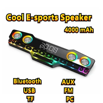 беспроводная игровая Bluetooth-колонка caixa de som Bluetooth, звуковая панель компьютера, музыкальный центр, сабвуфер, динамик для домашнего кинотеатра, динамик для часов