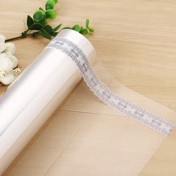20-метровый кружевной край OPP Прозрачная бумага Стеклянная обертка для выпечки Оберточная бумага для букетов материалы для декора