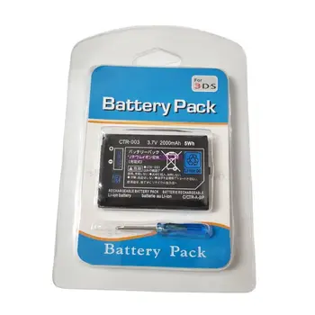 50шт 3,7 В 2000 мАч CTR-003 Литий-ионная Аккумуляторная Батарея для Nintendo 3DS 2DS Контроллер Сменная Батарея С Инструментом