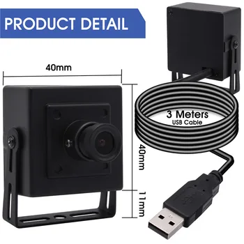 ELP OEM с бесплатным драйвером, высокоскоростная веб-камера Mjpeg 30 кадров в секунду mini micro USB 4K со сменным объективом