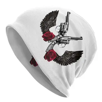 Guns N Roses, шляпа-капот, зимние уличные тюбетейки, шапочки, шляпа Rock для мужчин, женская вязаная шапка, весенние кепки двойного назначения